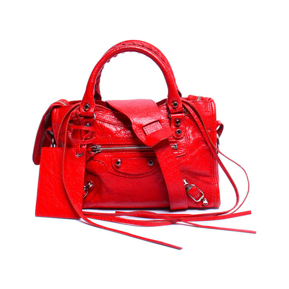 Balenciaga 2way Handbag Shoulder Crossbody Red - Picture 1 of 8